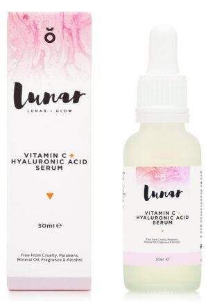 71cichlY7aL._SL1500_.jpg Vitamin C Hyaluronic Acid Serum by Lunar Glow. A Natural Anti Ageing Serum For Your Face & Skin. 1 fl.oz - 30ml.