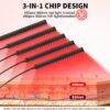 Red Light Therapy for Face Body, 5 Heads Red Infrared Light Therapy Device, 7Colors Full Body Red Light Therapy Devices, 660nm and 850nm Near Infrared for Face,Muscle,Body,Skin