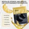 24k Gold Under Eye Patches (25 Pairs), eye mask, Collagen Skin Care Products, Eye Patches for Puffy Eyes, eye masks for dark circles and puffiness