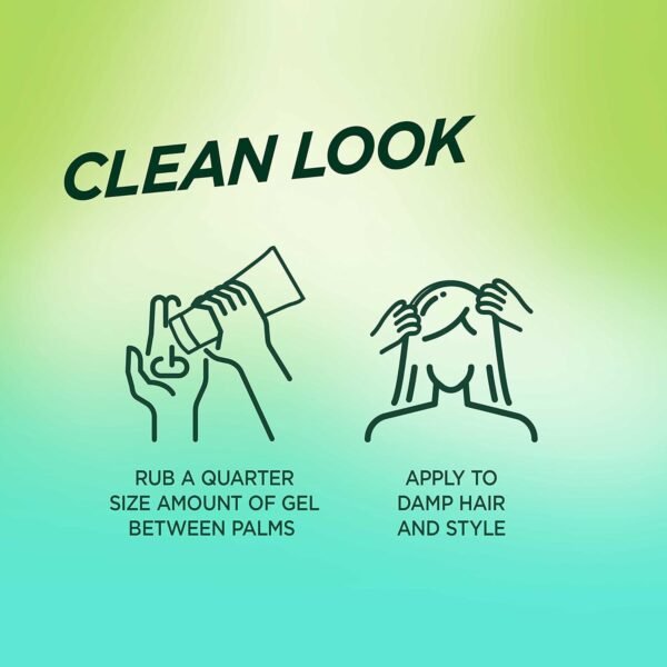 Garnier Fructis Style Pure Clean Styling Gel 6.8 Fl Oz, 1 Count, (Packaging May Vary)