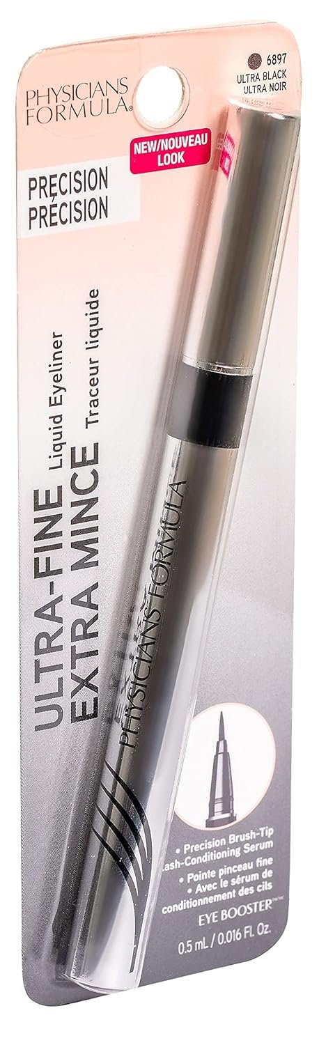 71dB8steYGL._SL1500_.jpg Physicians Formula Eye Booster, Lash-Enhancing 2-in-1 Eyeliner Serum, Dermatologist Approved, Hypoallergenic, Cruelty-Free & Vegan - Ultra Black