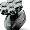 Head Shavers for Bald Men: Upgraded Detachable Head Shaver - IPX7 Waterproof Electric Razor for Men - 7D LED Display Rechargeable Grooming Kit with Type-C Charge