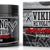 Viking Revolution Extreme Hold Pomade for Men – Style & Finish Your Hair - Extra Firm,Strong Hold & High Shine for Men’s Styling Support - Water Based Male Grooming Product is Easy to Wash Out, 4oz