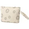 71df0b8BUCL._SL1500_.jpg Small Makeup Bag with Pocketes and Zipper Corduroy Makeup Pouch for Purse Travel Corduroy Cosmetic Organizer Toiletry bag for Women