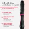 71e8odXUg5L._SL1500_.jpg REVLON One-Step Hair Dryer and Styler - Root Booster Round Brush for Styling, Dryer Brush for Fast and Easy Salon-Quality Blowout, More Shine and Less Frizz (1-1/2 in)
