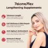 71eJCVnQ5EL._AC_SL1500_.jpg Telomere Lengthening Supplements – Organic Astragalus, Gotu Kola, Vitamin D3, Folate, L-Theanine – Anti-Aging, DNA Repair, Immune & Cellular – 60 Vegan Capsules, Made in Japan (1 Bottle)
