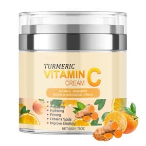 71ejbOUH3xL._SL1500_.jpg Turmeric Vitamin C Face Cream, Anti-Aging Turmeric Cream, Firming Skin, Improve Acne and Reduce Dark Spots, Even Skin Tone, Turmeric Vitamin C Cream Deeply Hydration,Repair Improve Dull Skin