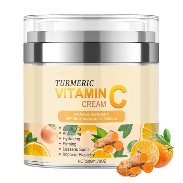 71ejbOUH3xL._SL1500_.jpg Turmeric Vitamin C Face Cream, Anti-Aging Turmeric Cream, Firming Skin, Improve Acne and Reduce Dark Spots, Even Skin Tone, Turmeric Vitamin C Cream Deeply Hydration,Repair Improve Dull Skin