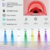 Red-Light-Therapy-Mask, Led Light Therapy for Face, 7 Colors Led Face Mask Facial Led Light Therapy Tool Skin Care Equipment at Home, Facial Neck Body Hand Beauty Mask