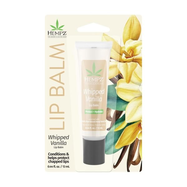 71epZVK6anL._SL1500_.jpg Hempz NEW Vanilla Lip Butter Balm, Soothing and Hydrating Lip Care for Men or Women, .44oz