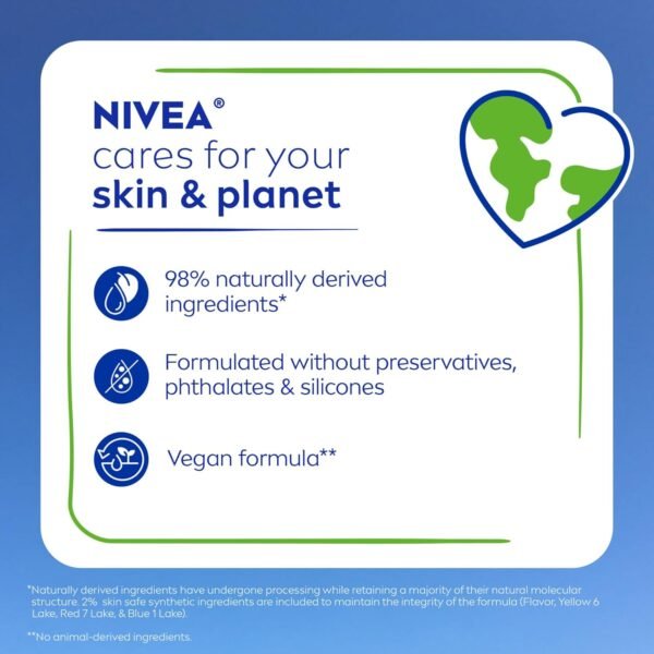 71eqPaYh4JL._SL1500_.jpg NIVEA Lip Care, Fruity Tinted Lip Balm Variety Pack, Cherry, Strawberry, Blackberry and Watermelon Flavors, 3-in-1 Moisture, Repair and Color, 0.17 Oz Stick, Pack of 4