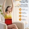 Red Light Therapy for Body, 31.5" x 11.8" Large Red Light Therapy Pad, 360 LEDs with 660nm Redlight & 850nm Infrared Light Therapy for Waist Back Shoulder Neck Pain Relief