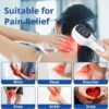 Cold Laser Therapy Device for Humans & Dogs, 4x808nm + 14x650nm Red Light Therapy for Body Pain Relief, Handheld lllt Near Infrared Light Wand with Stand for Joint, Back, Knee, Muscle Use
