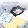 71fUzKCd-uL._SL1500_.jpg PACKISM Clear Makeup Bag - TSA Approved Toiletry Bag with Handle Large Opening, Clear Toiletry Bags for Traveling Travel Essentials, Travel Bags for Toiletries, Black