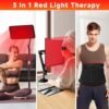 Red Light Therapy for Body, 3 in 1 Red Light Therapy with Stand, Deep 660nm and 850nm Red Light Therapy Panel for Face, Muscles Pain, Skin, Leg, Joints, Waist (Red)