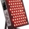 Red Light Panel with 78 Dual Chip LEDs - Red and Near Infrared Light Therapy Devices for Body and Face, Full Metal RLT Led Pad with Timer & Adjustable Stand for Improve Sleep, Skin Health, Pain Relief