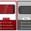 Comfytemp Large 24" x 12" Red Light Therapy for Body, FSA HSA Eligible Infrared Light Therapy Pad, Red Light Therapy Wrap for Back Muscle Pain Relief, 4 Mode & 3 Strength