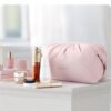 71g-n5BIJGL._AC_SL1500_.jpg BAGSMART Makeup Bag Travel Toiletry Bag, Cute Make Up Bag, Large Capacity Cosmetic Bags for Women, Wide-open Makeup Pouch Travel Essentials Toiletries Accessories Brushes (Pink)