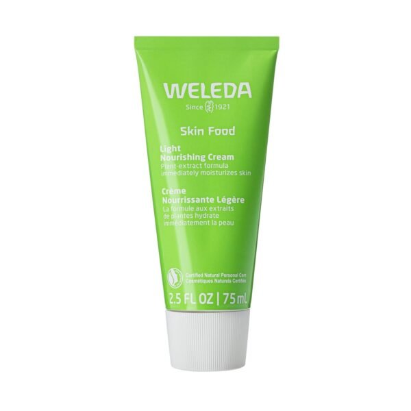 71gLDmjmK6L._SL1500_.jpg Weleda Skin Food Light Nourishing Body Cream 2.5 Fluid Ounce, Plant Rich Hydrating Moisturizer with Chamomile, Calendula and Pansy