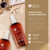 Aloe Up Light Tanning Oil With SPF 6 Sunscreen - Body and Face Tanning Oil for Outdoor Sun - With Pure Aloe Vera Oil and Natural Oils - Absorbs Quickly - Reef Friendly - Fresh Tropical Scent - 4 Oz