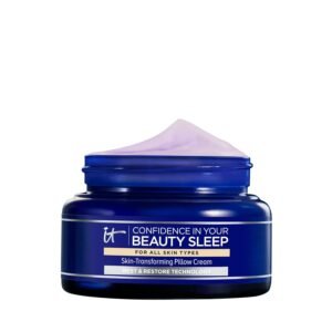 71gNu6O1WoL._SL1500_.jpg IT Cosmetics Confidence in Your Beauty Sleep Night Cream - Visibly Improves Fine Lines, Wrinkles, Dryness, Dullness & Loss of Firmness - With Hyaluronic Acid