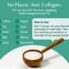 ALGAECAL Collagen: 4 Clinically-Supported Peptides VERISOL®, FORTIGEL®, UC-II®, FORTIBONE®, Anti-Aging Hydrolyzed Collagen Powder, 30 Servings, Made in USA