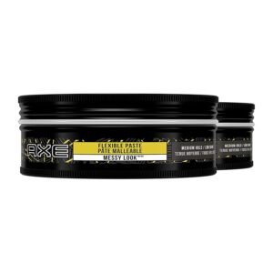 71gsfkrt45L._SL1500_.jpg AXE Styling Flexible Hair Paste Urban Messy Look 2 Count for An Instant Texture Boost Hair Styling Made Easy 2.64 oz