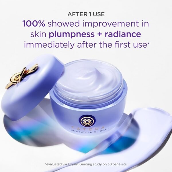 71h1dWprEjL._SL1500_.jpg TATCHA The Dewy Skin Cream | Rich Face Cream to Hydrate, Plump and Protect Dry and Combo Skin | 10 ml / 0.34 oz
