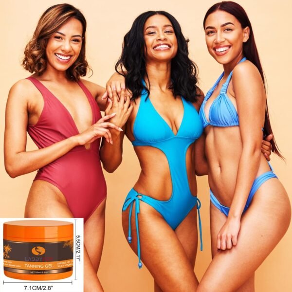 Luxury Intensive Tanning Gel, Natural Tanning Accelerator Cream Gel for Outdoor Sun 150 ml / 5 oz