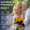 NAD Supplement for Women Men with nicotinamide riboside resveratrol,Quercetin, Betaine Boost NAD+ Levels NAD Plus Supplement for Anti Aging, Energy, Immune, Focus 120 Capsules