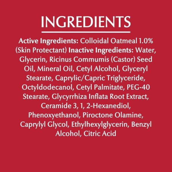 71i48LAVUL._SL1500_.jpg Eucerin Eczema Relief Cream, Full Body Lotion, Moisturizing Eczema Cream with Colloidal Oatmeal (Skin Protectant) and Ceramide 3, 8 Oz Tube