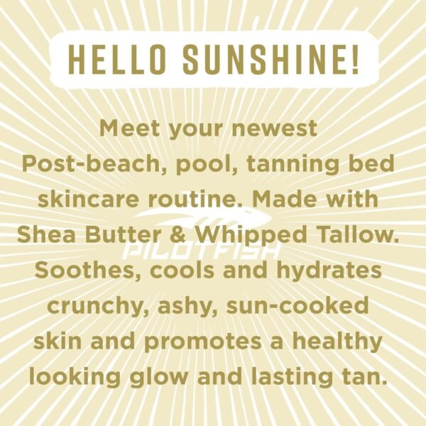 Sun & Done Whipped Beef Tallow for Skin - After Sun Care with 7 Simple Ingredients Including Shea Butter & Coconut | Sun Burn Healing Cream, After Tanning Lotion, After Sun Lotion, Gel, Moisturizer