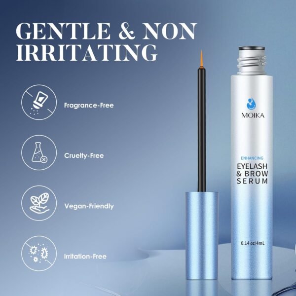 71jywtLqRL._SL1500_.jpg Eyelash Growth Serum, Makes Lashes Longer and Thicker, Suitable for Sensitive Eyes, For Natural Eyelashes, Extensions and Eyebrows, Vegan & Cruelty-Free, 4ml, 4-month Supply