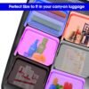 71j7C1lCxqL._AC_SL1500_.jpg 6 Pack Clear Cosmetic Bag Makeup Bags Toiletry Bag with Zipper and Handle, TSA Approved Clear Organizer Bags, PVC Cosmetic Pouch for Women and Men Fit Carry-on Travel Essentials
