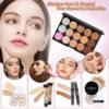 Makeup Kit Makeup Sets for Teens Makeup kits for Women Teenagers Make up Eyeshadow Palette Foundation Concealer Lipgloss Makeup Kit for Women Full Kit