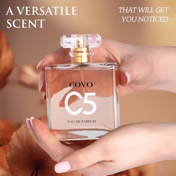 71jpyvZxRDL._SL1500_.jpg C5 for Women Eau De Parfum - Pure Femininity in a Bottle - Delicate Floral Scents of Jasmine and May Rose - A Fragrance That Will Get You Noticed - Cruelty-Free Perfume Precious Gift for Women