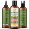 Blend Of Pure Rosemary Oil With Castor, Batana, Jojoba Oil - Infused With Biotin & Vitamin E-Blend of Effective Hair Oils for Hair Growth-Strengthening Treatment 6 Fl Oz