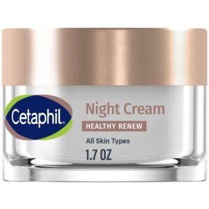 71kRNUf3zKL._SL1500_.jpg Cetaphil Healthy Renew Skin Tightening Night Cream 1.7 Oz, Wrinkle Repair Cream for Face with Peptides, Retinol Alternative Cream For Sensitive Skin, Fragrance Free