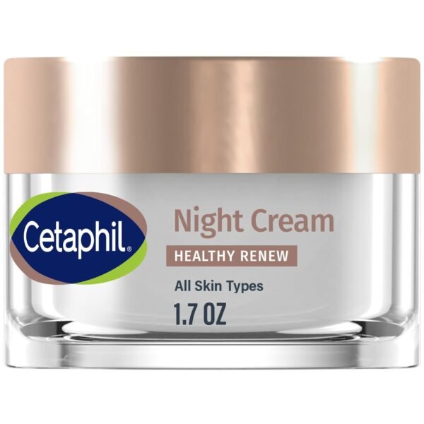 71kRNUf3zKL._SL1500_.jpg Cetaphil Healthy Renew Skin Tightening Night Cream 1.7 Oz, Wrinkle Repair Cream for Face with Peptides, Retinol Alternative Cream For Sensitive Skin, Fragrance Free