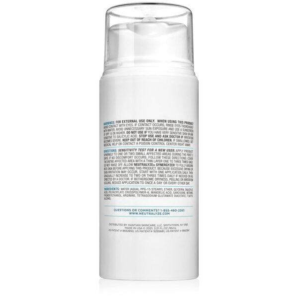 71kk-WdiTwL._SL1500_.jpg Renewal Complex Acne Moisturizer for Face, Back & Body - Time Released, Professional Grade AHA + BHA Facial Moisturizer Cream with 2% Mandelic Acid & 2% Salicylic Acid - Daily Moisturizer for Acne
