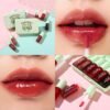 6 Colors Lip Tint Stain Set, Korean Velvet Water Lip Tint, Mini Liquid Lipstick, Moisturizing Natural Korean Lip Gloss Set, Long Lasting, Waterproof, Non-Stick Cup, High Pigment, Lip Color Makeup