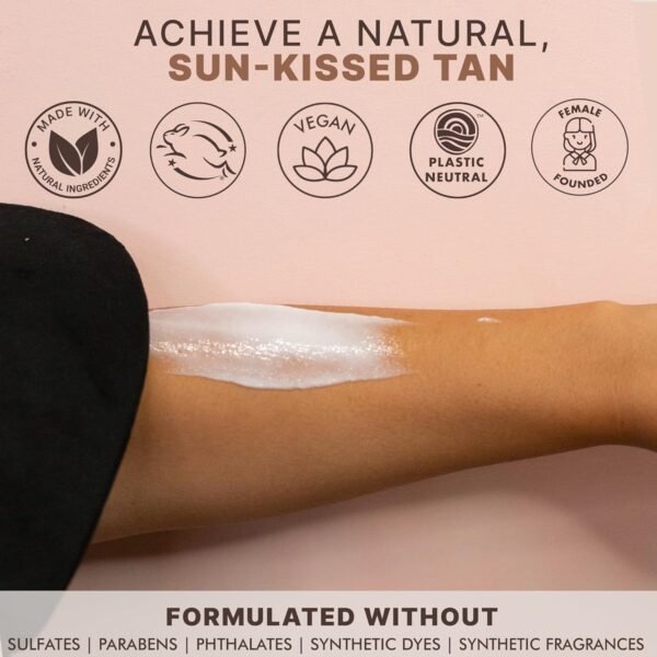 Self Tanning Bundle - Sunless Tanning Lotion Best Sellers with Self Tan Mitt, Exfoliating Glove and Face Tanner Mitt, Best Self Tanner for Face and Body Kit for Streak Free, Sunless Tan Results