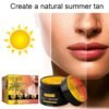 Tanning Gel, Intensive Soft Brown Tanning Accelerator Cream, Intensive Tanning Gel For Outdoor Sun, Achieve Natural Tan Skin, 100g