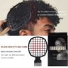71mNSWSEL._SL1500_.jpg Magic Curl Sponge Set for Barber Hair Styling: Afro Twist Hair Brush, Metal Pick Comb, and Styling Combs (Black-A)