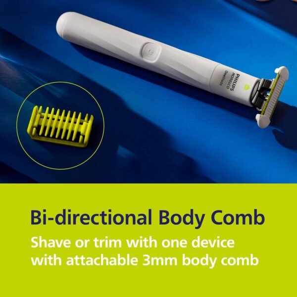 Philips Norelco OneBlade Intimate, Designed for Pubic Grooming, Trim & Shave with Extra Skin Protection, Waterproof, Model QP1924/70