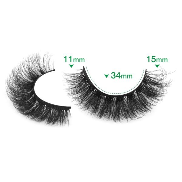 71mim04nbeL._SL1500_.jpg Short Lashes Natural Look False Eyelashes Thick Volume Faux Mink Lashes Pack Wispy Strip Fake Eyelashes Cat Eye Lashes that Look Like Extensions 14 Pairs