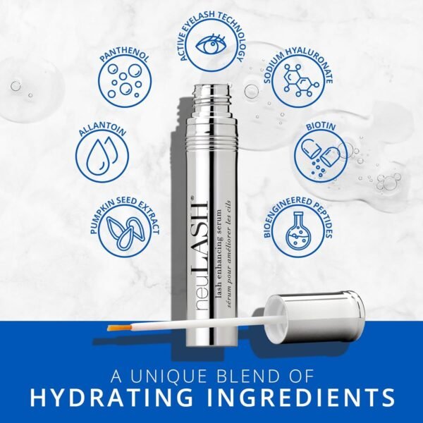 71mj85xwUL._SL1500_.jpg Eye Lash Enhancing Serum for Thicker, Longer Looking Lashes - neuLASH Eyelash Serum by Skin Research Laboratories - Advanced Formula Improves the Look of Natural Lash Follicles & Healthy Lash Lines