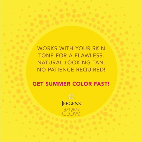 Jergens Natural Glow Instant Sun Body Mousse, Self Tanner for Light Bronze Tan, Sunless Tanning Body Bronzer for Natural Looking Color Instantly, 6 Oz