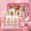 Portable Bath and Body Care Travel Set for Women & Girls, Rose 3PCS Set - Shower Gel, Body Lotion, Body Mist, Personal Body Care Gift Set for Birthday Mother's Valentine's Day Gifts for Her