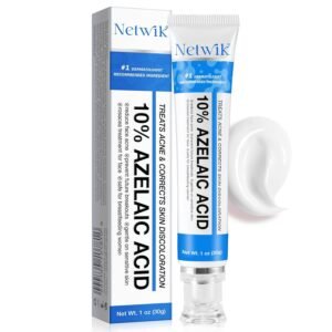 71n3vUcbJHL._SL1500_.jpg Azelaic Acid 10% Cream for Face - Acne Cream for Rosacea Reducing Relief Pimple Breakouts Blackhead Pigmentation and Redness - Azelaic Acid Gel For Facial and Skin Care